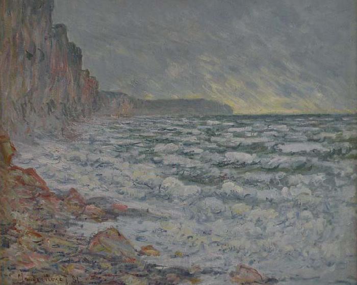 Claude Monet Fecamp, bord de mer Norge oil painting art